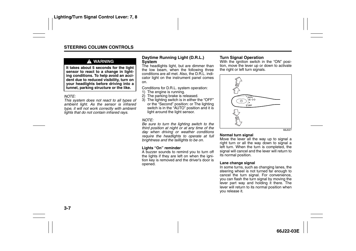 Suzuki Grand Vitara 99011-66J22-03E User Manual | Page 68 / 290