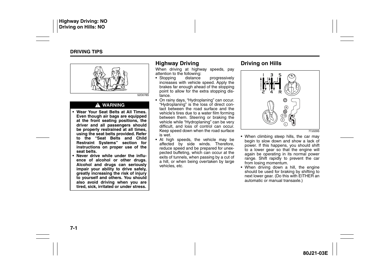 Suzuki SX4/SX4 SEDAN User Manual | Page 178 / 278