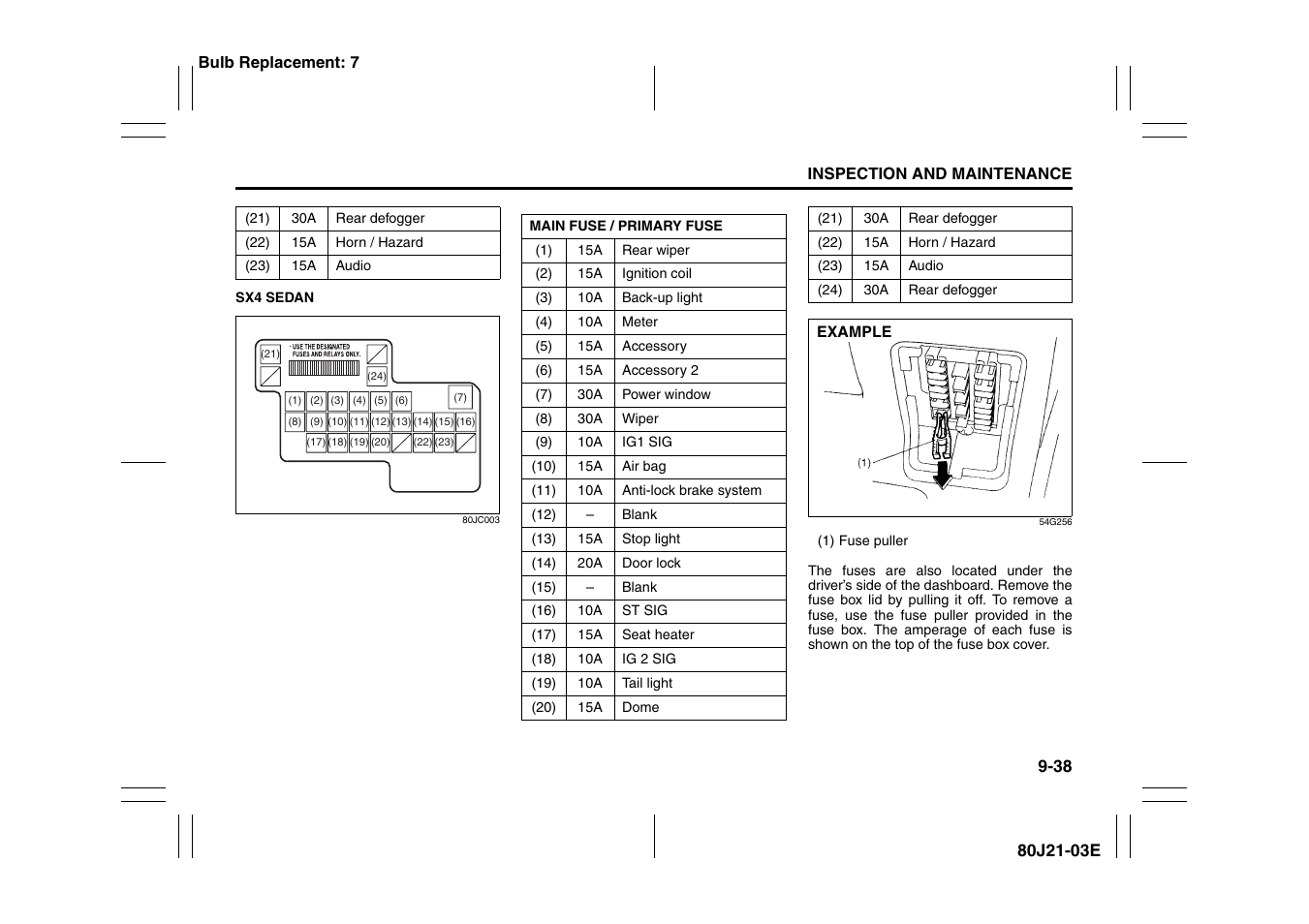 Suzuki SX4/SX4 SEDAN User Manual | Page 227 / 278