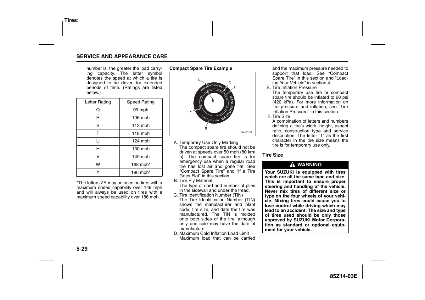 Suzuki 2008 Reno User Manual | Page 173 / 226