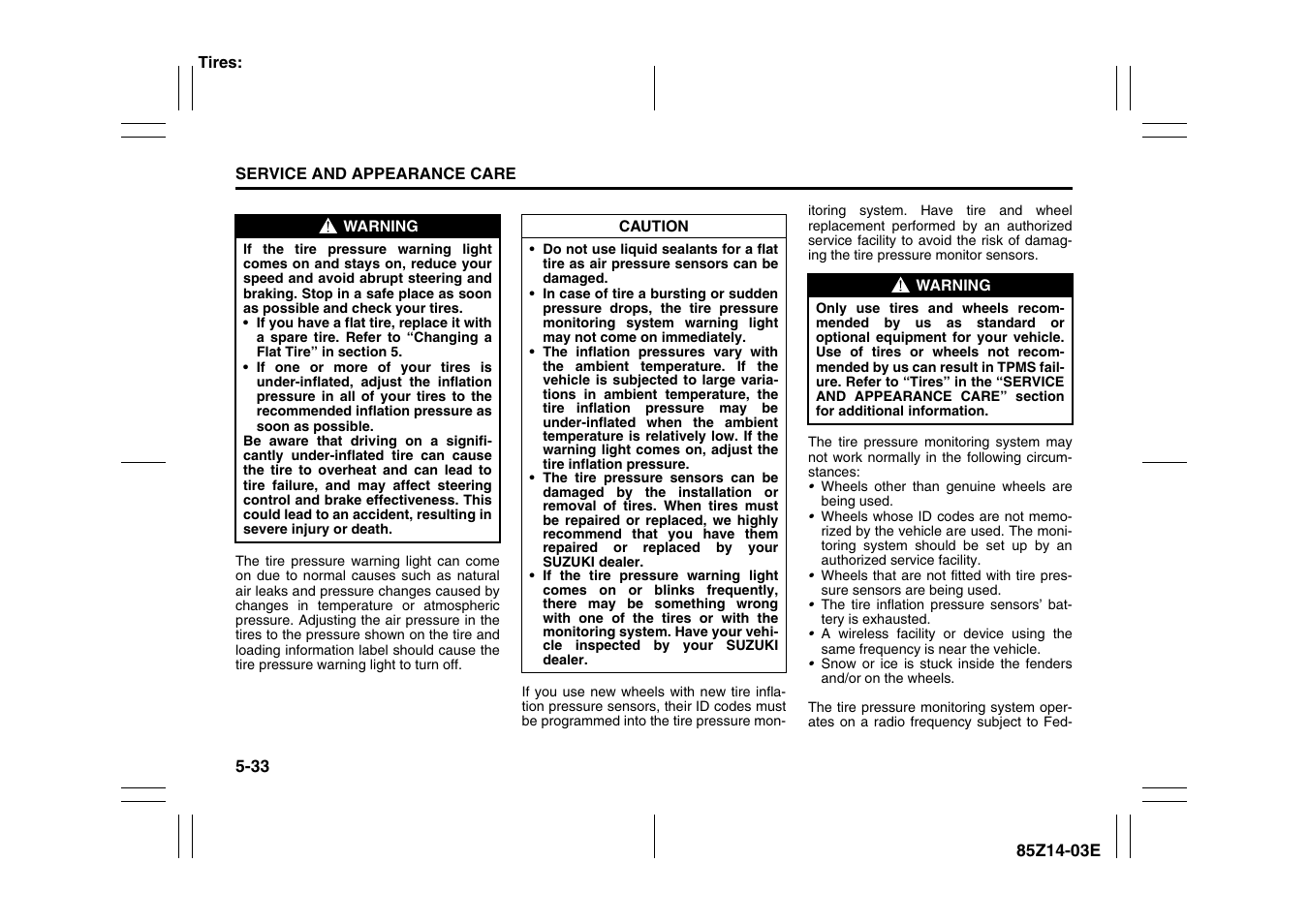 Suzuki 2008 Reno User Manual | Page 177 / 226