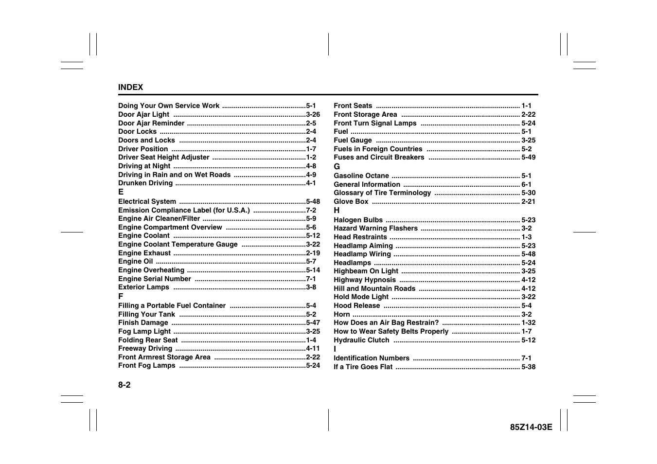 Suzuki 2008 Reno User Manual | Page 221 / 226