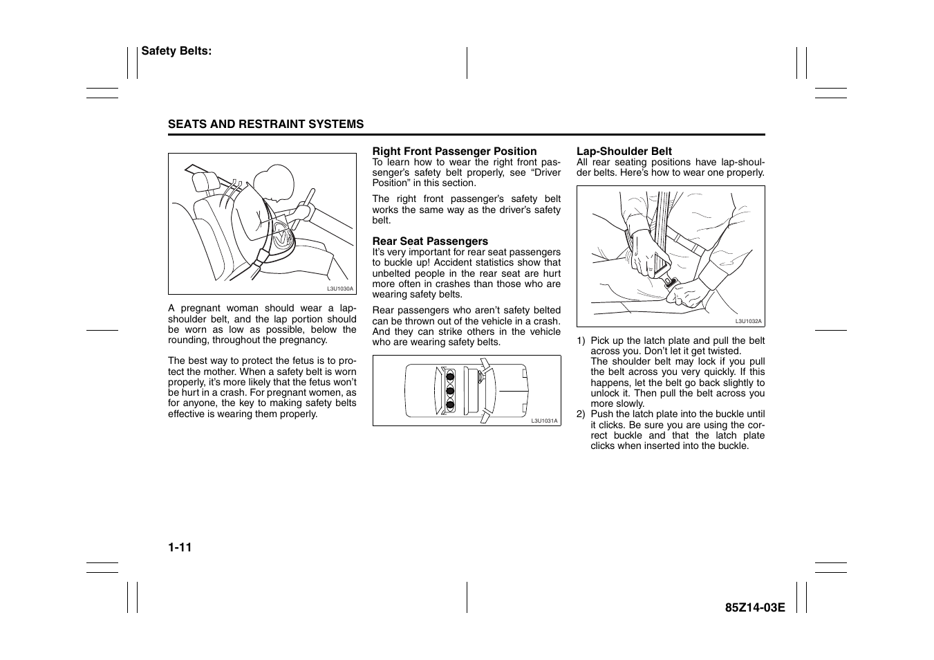 Suzuki 2008 Reno User Manual | Page 23 / 226