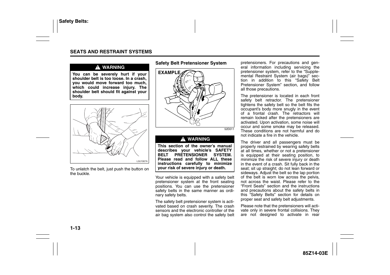 Suzuki 2008 Reno User Manual | Page 25 / 226