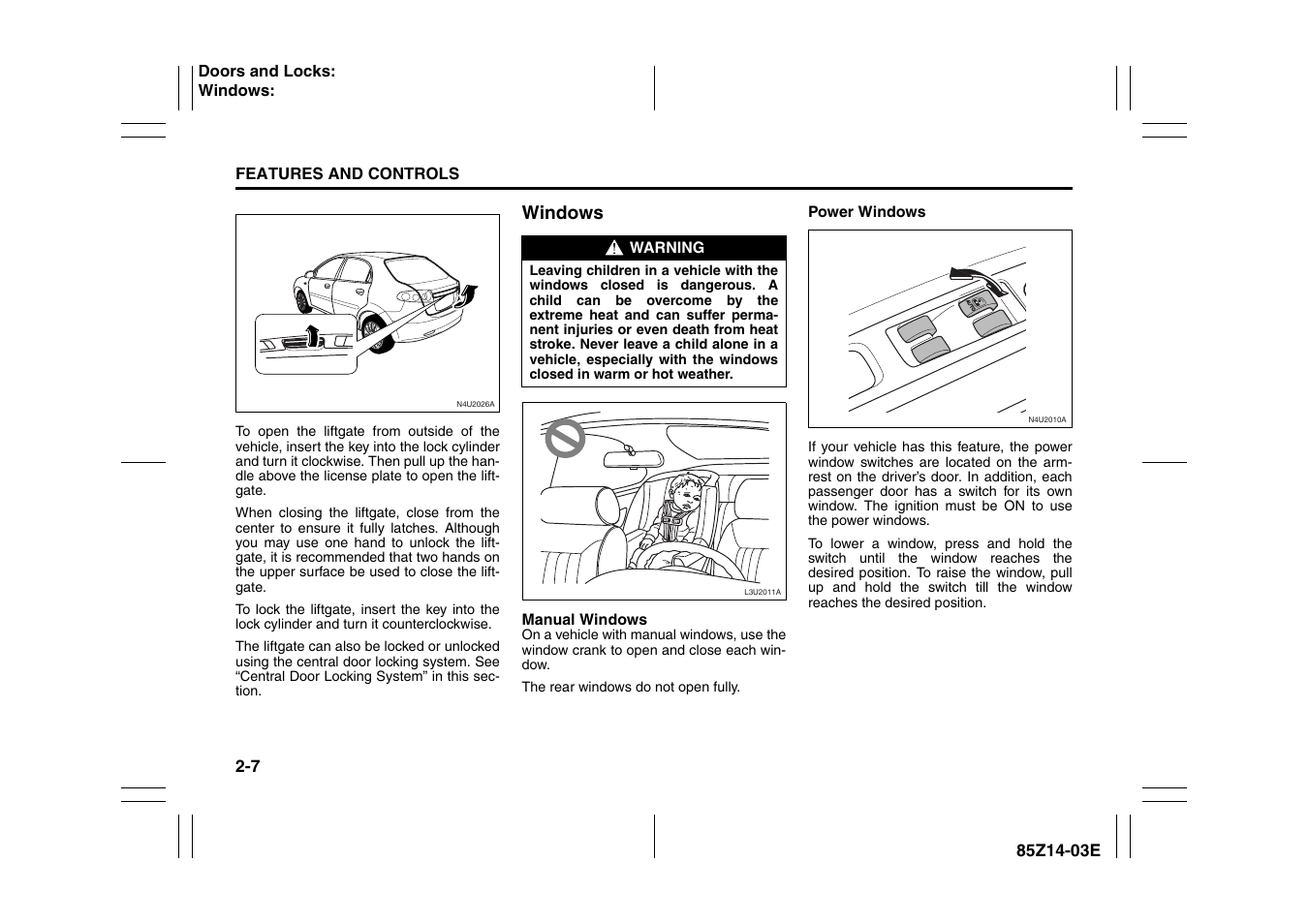 Windows -7 | Suzuki 2008 Reno User Manual | Page 55 / 226