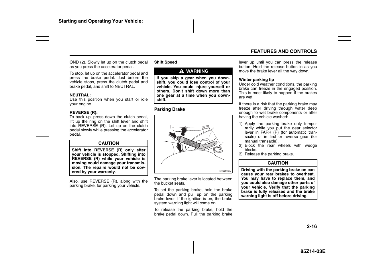 Suzuki 2008 Reno User Manual | Page 64 / 226