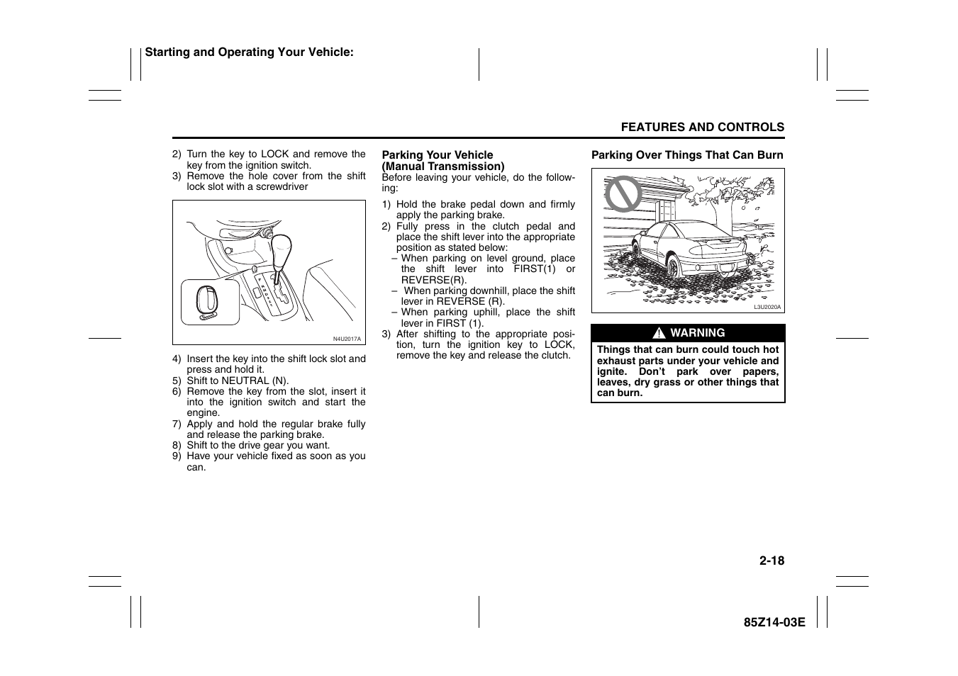 Suzuki 2008 Reno User Manual | Page 66 / 226