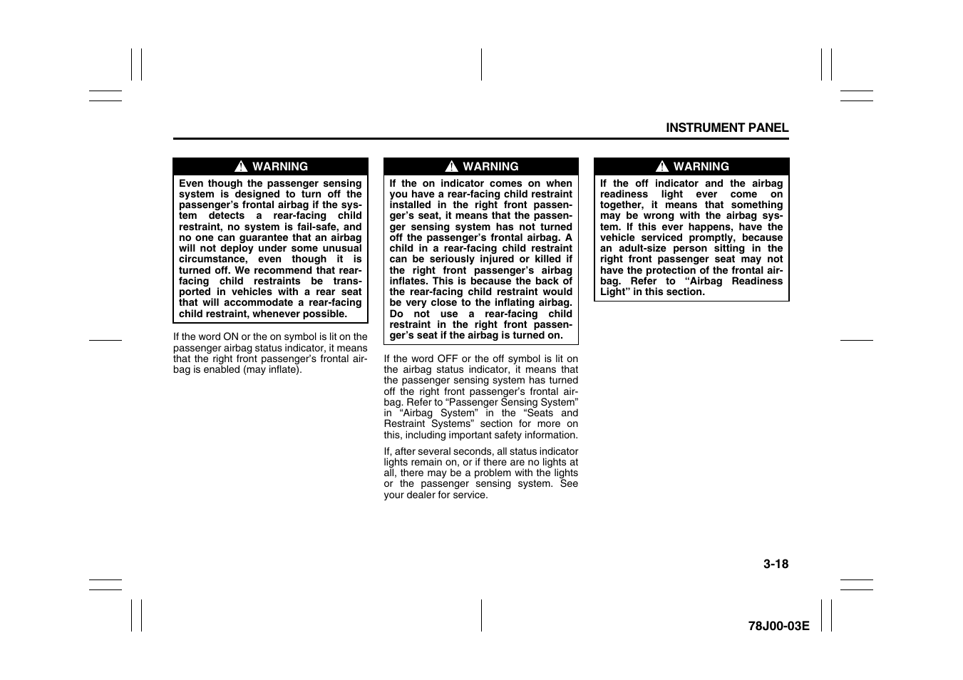 Suzuki XL7 User Manual | Page 100 / 274