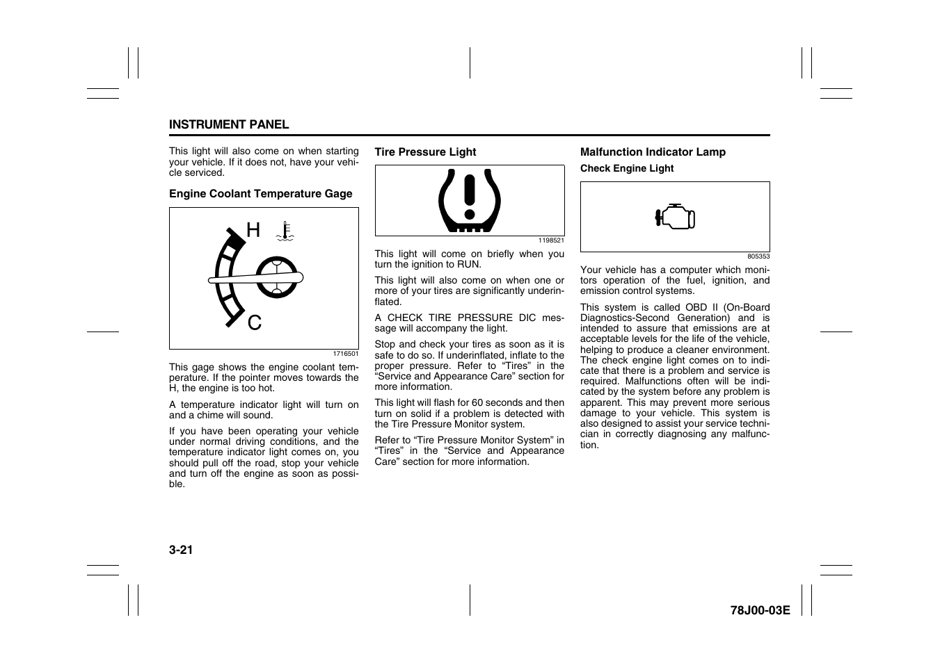 Suzuki XL7 User Manual | Page 103 / 274