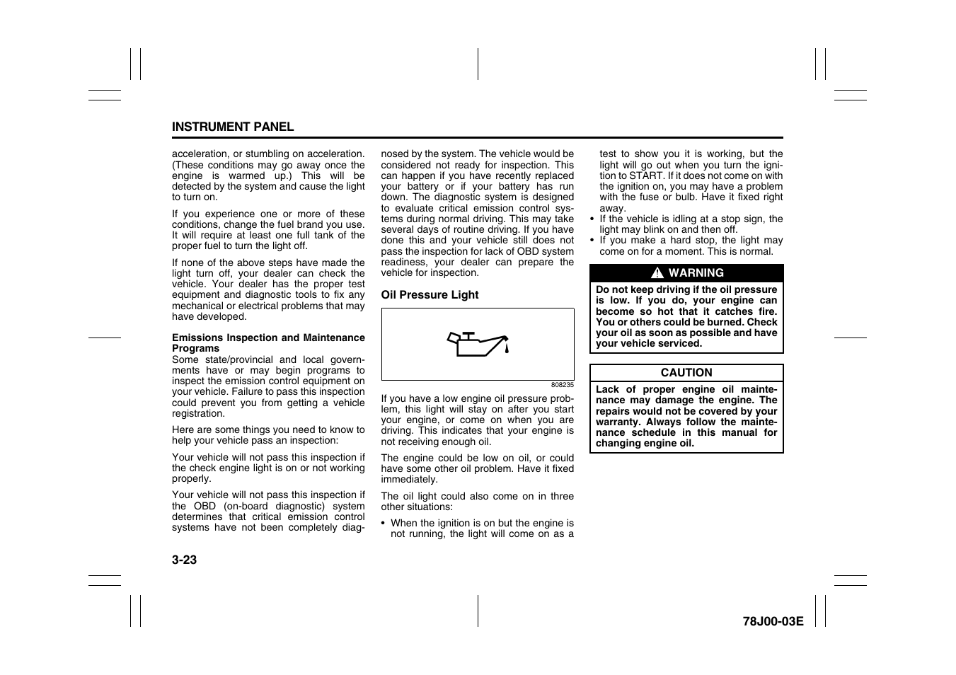 Suzuki XL7 User Manual | Page 105 / 274