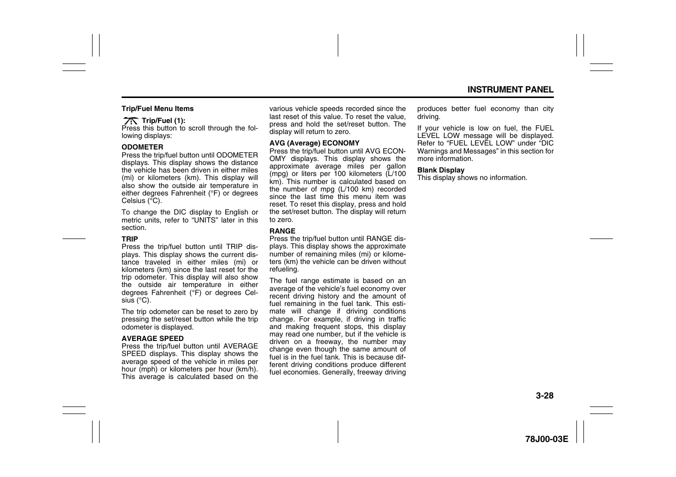 Suzuki XL7 User Manual | Page 110 / 274