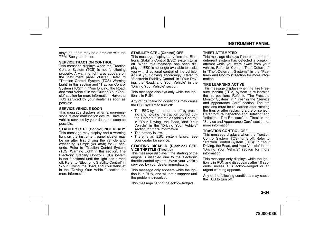 Suzuki XL7 User Manual | Page 116 / 274