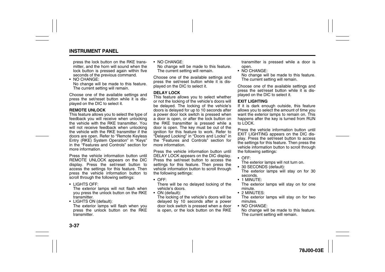 Suzuki XL7 User Manual | Page 119 / 274