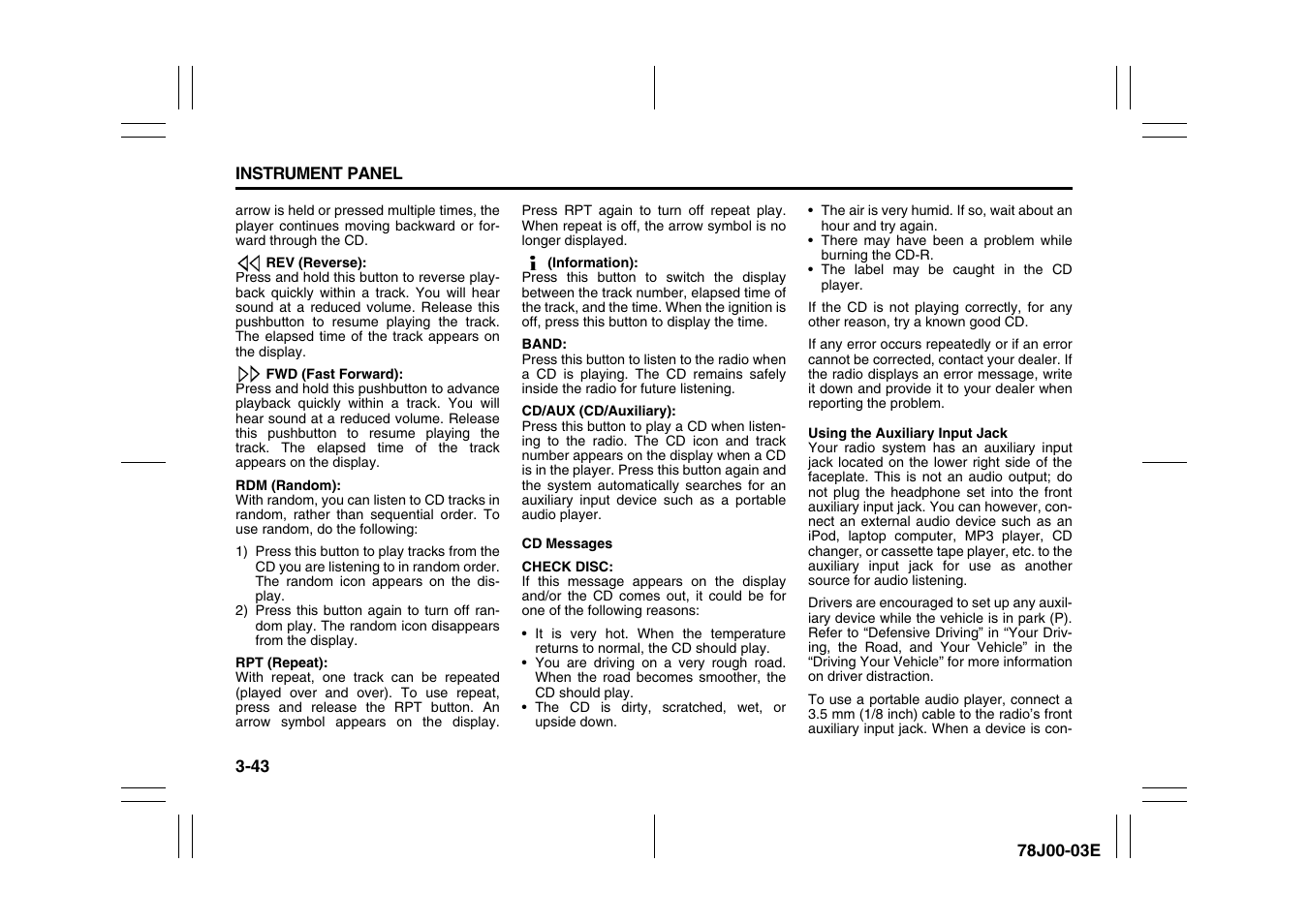 Suzuki XL7 User Manual | Page 125 / 274