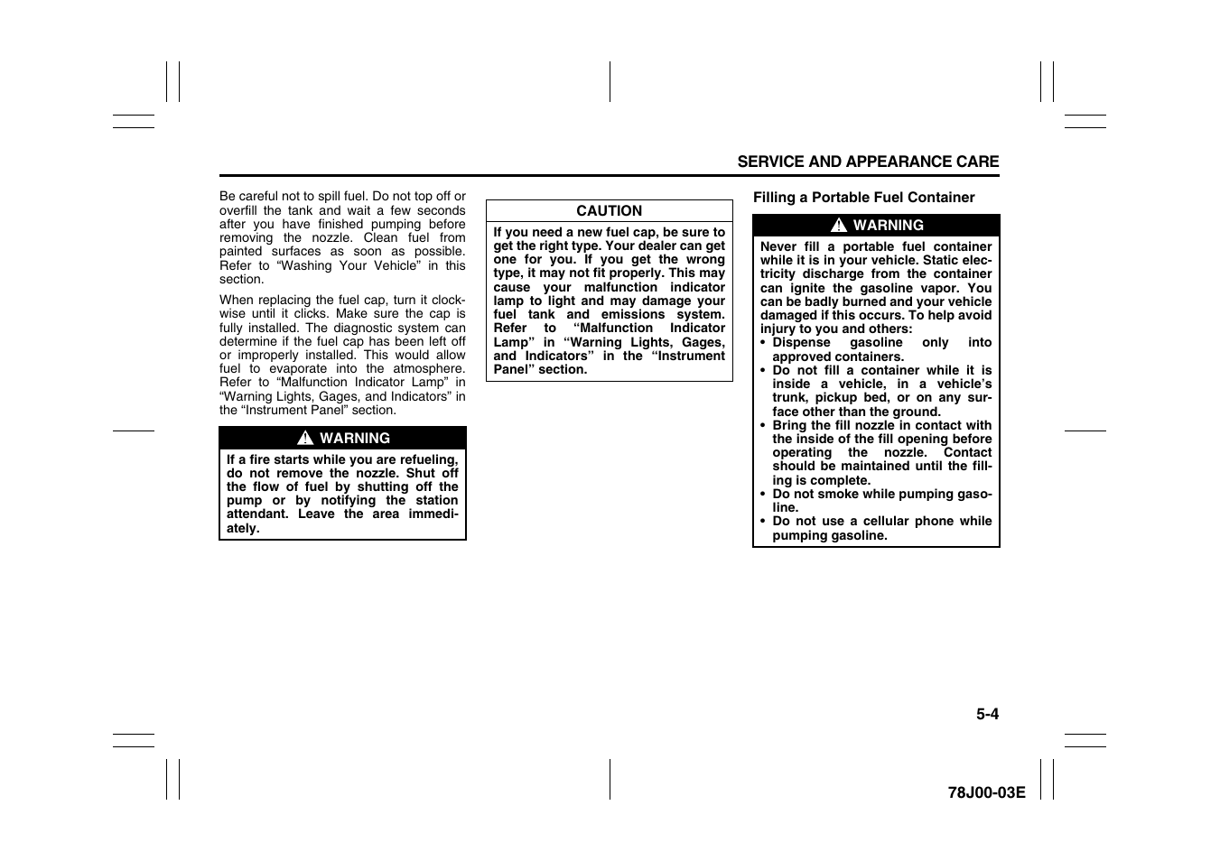 Suzuki XL7 User Manual | Page 188 / 274