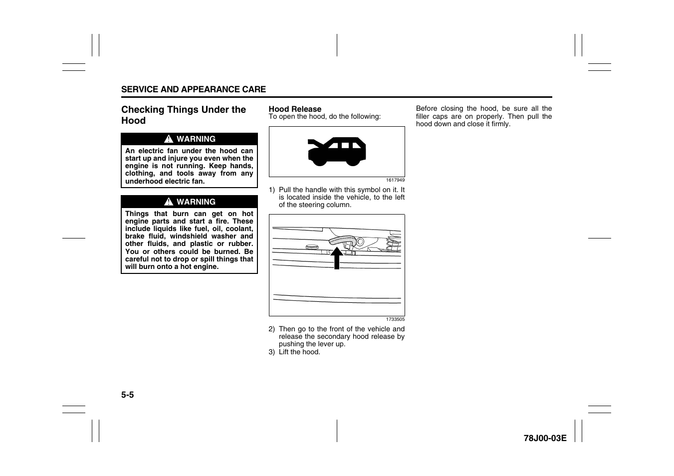 Suzuki XL7 User Manual | Page 189 / 274
