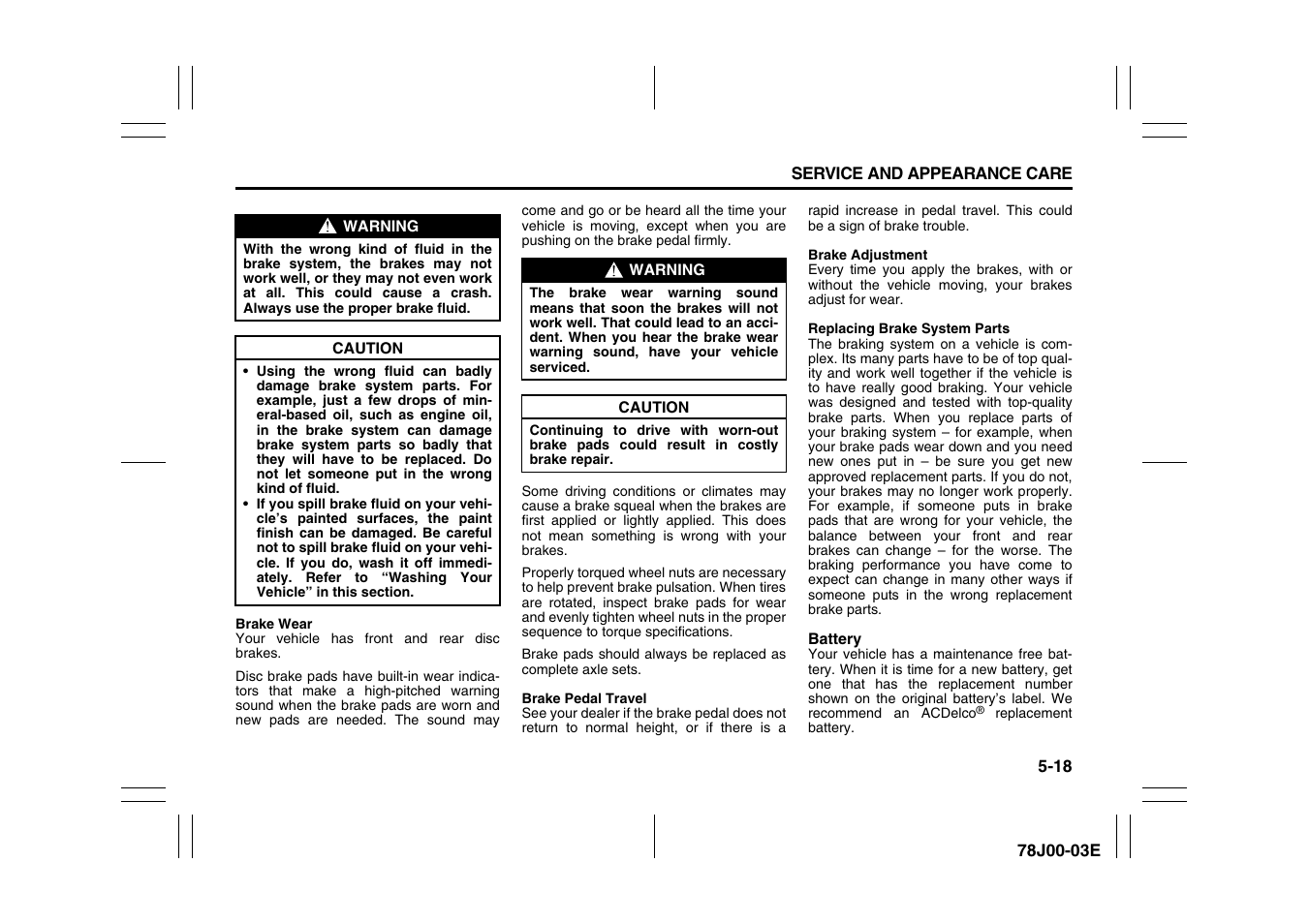 Suzuki XL7 User Manual | Page 202 / 274