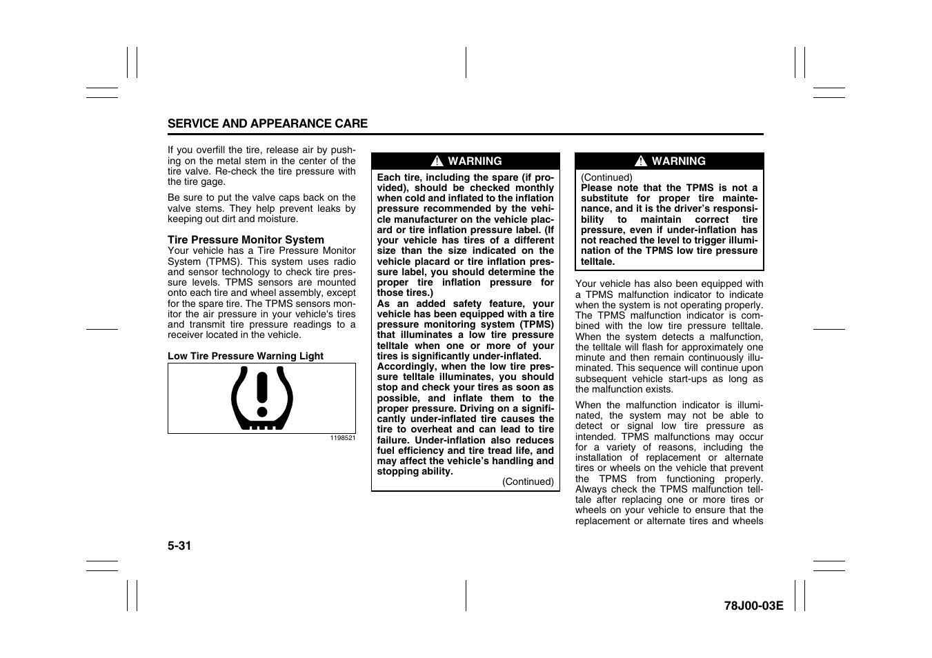 Suzuki XL7 User Manual | Page 215 / 274