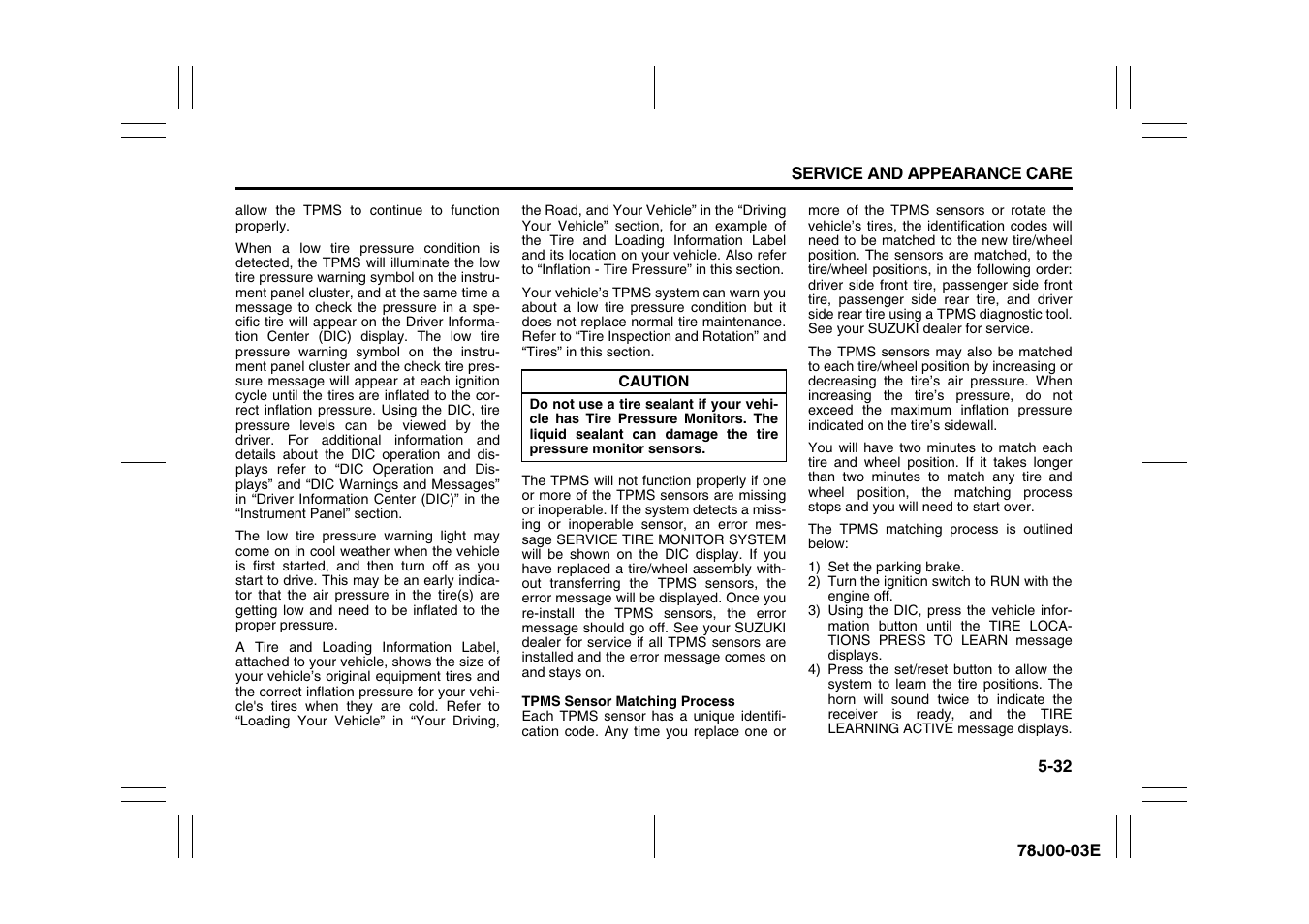 Suzuki XL7 User Manual | Page 216 / 274