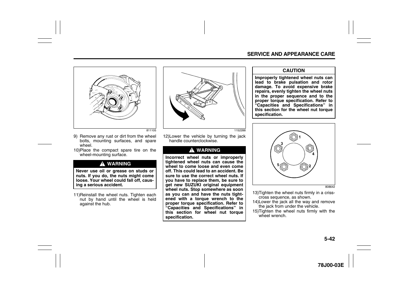 Suzuki XL7 User Manual | Page 226 / 274