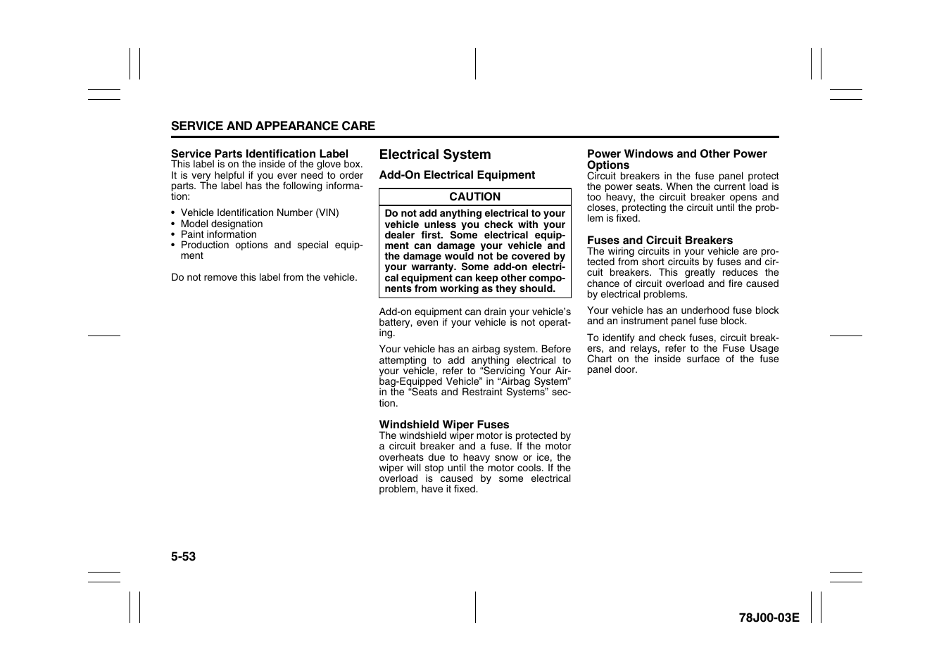 Suzuki XL7 User Manual | Page 237 / 274