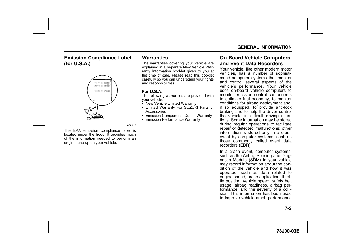 Suzuki XL7 User Manual | Page 264 / 274