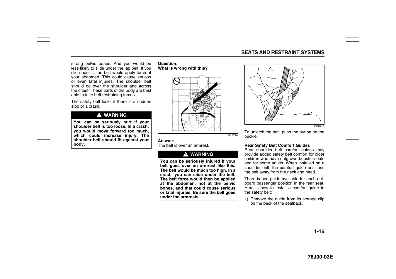 Suzuki XL7 User Manual | Page 28 / 274