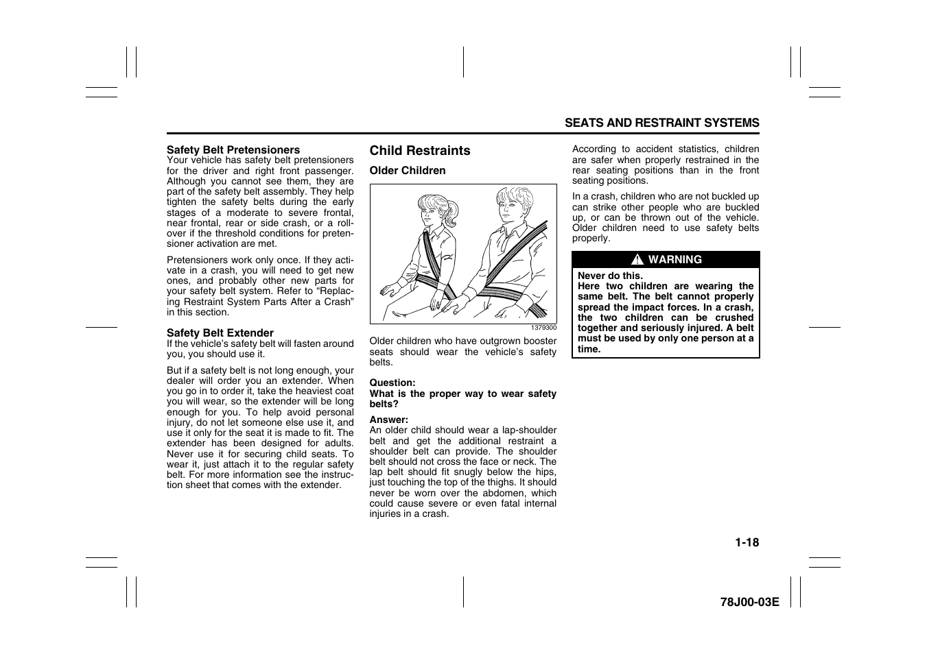 Suzuki XL7 User Manual | Page 30 / 274