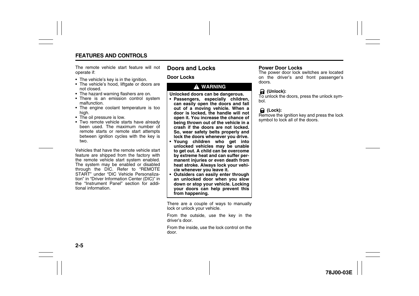 Suzuki XL7 User Manual | Page 61 / 274