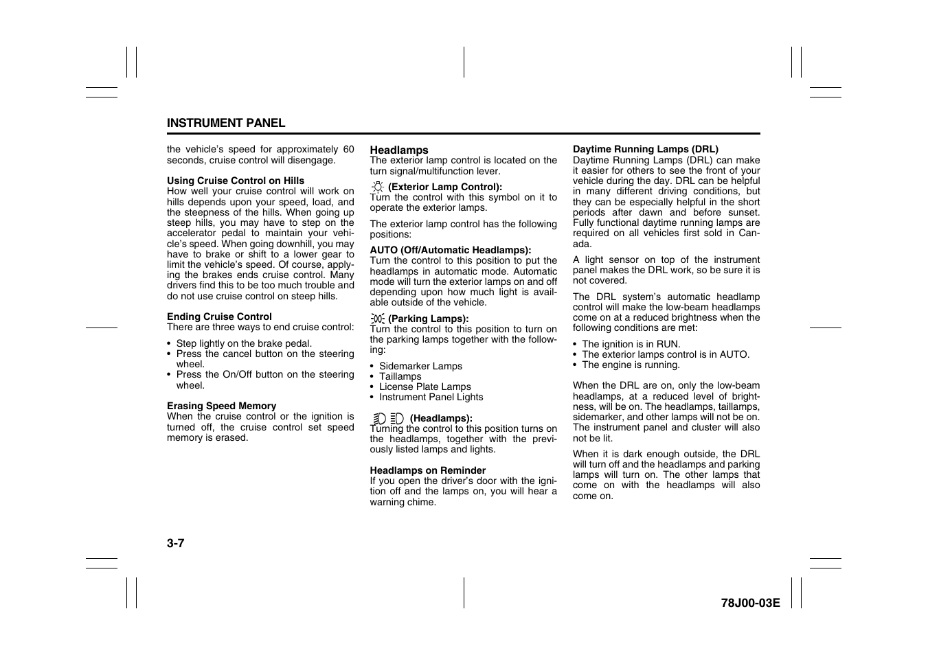 Suzuki XL7 User Manual | Page 89 / 274