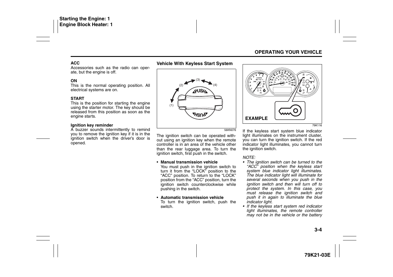 Suzuki 2010 Grand Vitara User Manual | Page 105 / 337