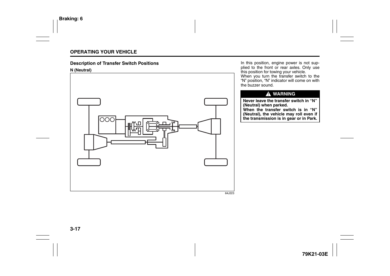 Suzuki 2010 Grand Vitara User Manual | Page 118 / 337