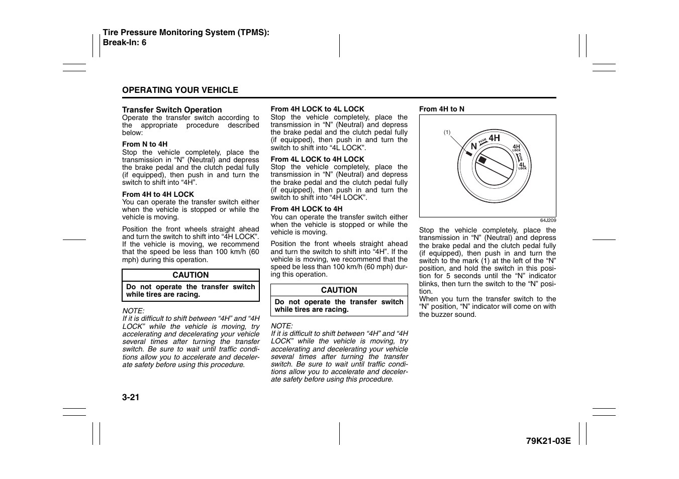 Suzuki 2010 Grand Vitara User Manual | Page 122 / 337