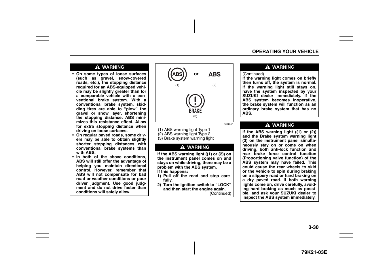 Suzuki 2010 Grand Vitara User Manual | Page 131 / 337