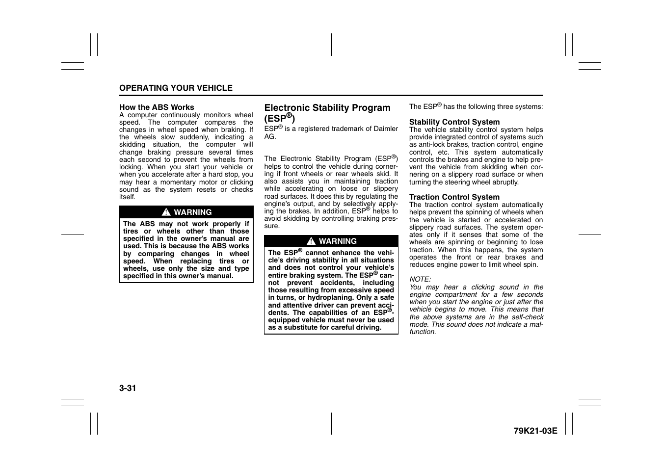 Suzuki 2010 Grand Vitara User Manual | Page 132 / 337