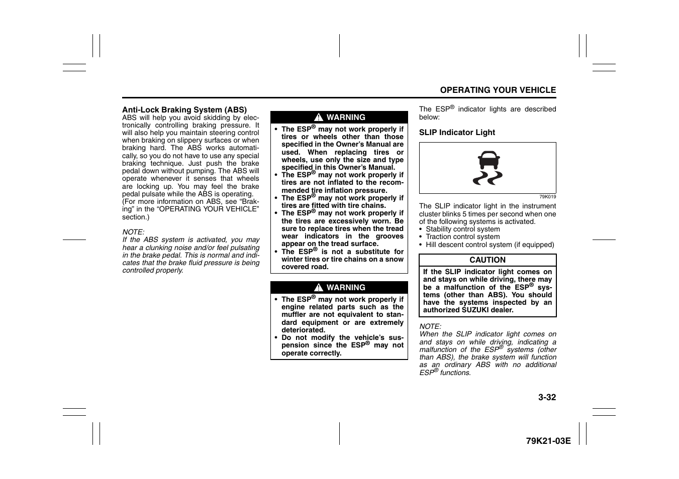 Suzuki 2010 Grand Vitara User Manual | Page 133 / 337