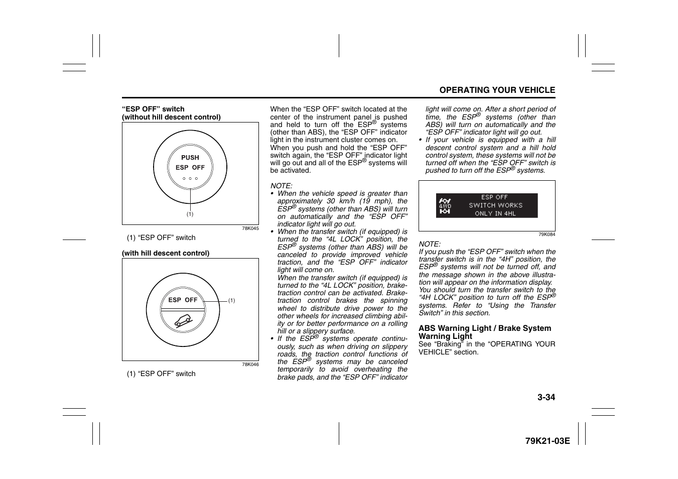 Suzuki 2010 Grand Vitara User Manual | Page 135 / 337