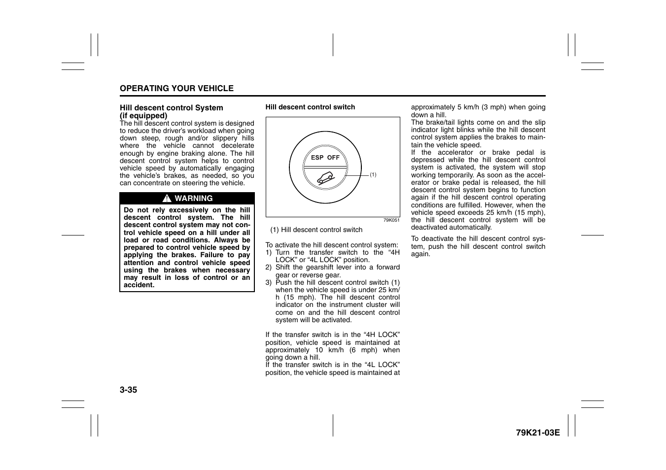 Suzuki 2010 Grand Vitara User Manual | Page 136 / 337