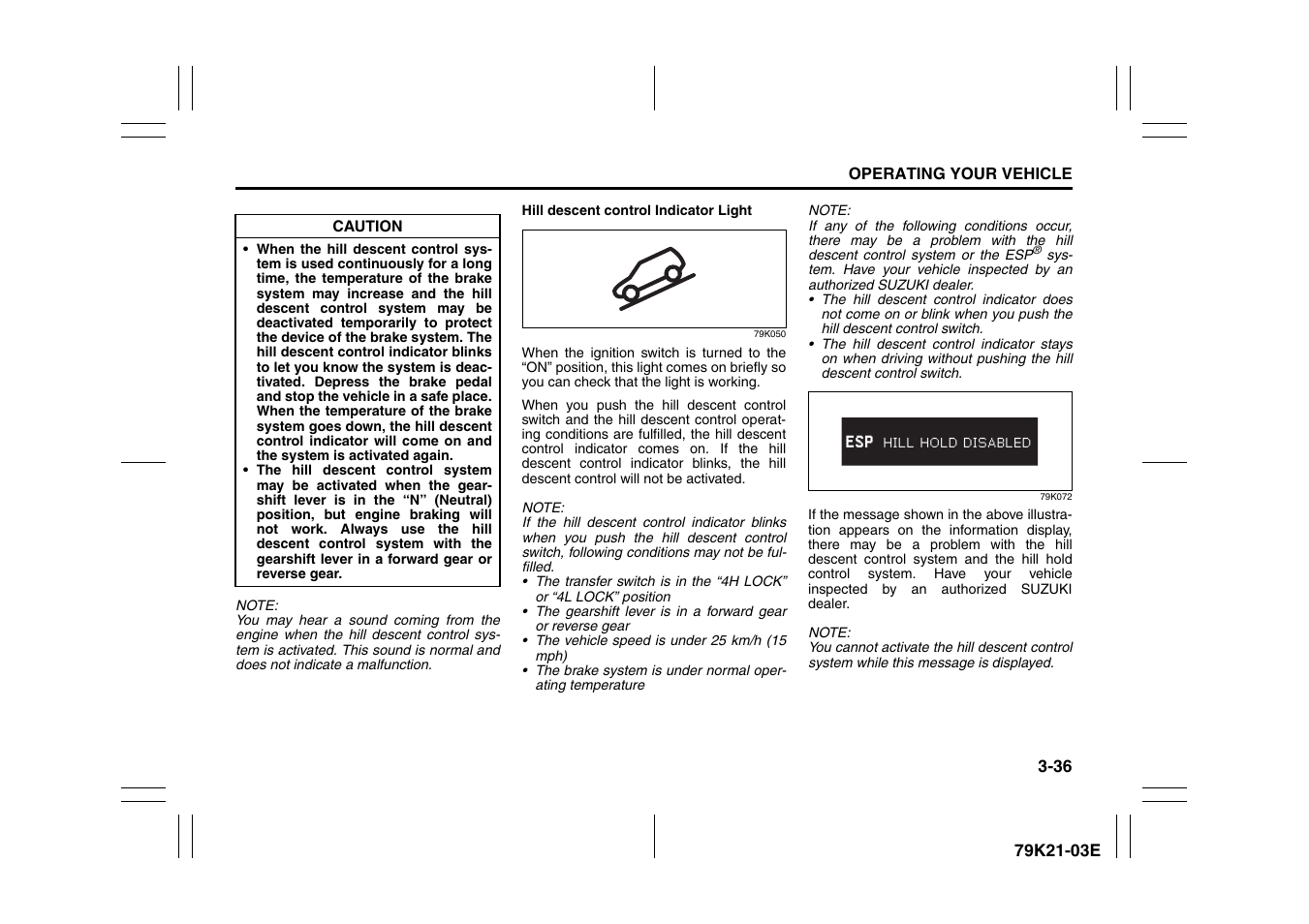 Suzuki 2010 Grand Vitara User Manual | Page 137 / 337