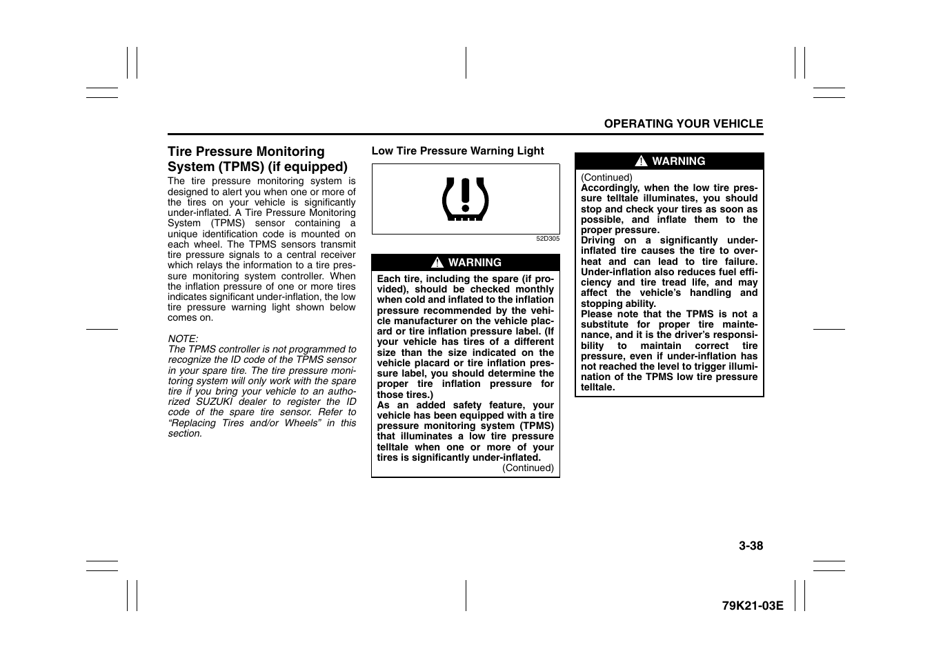 Suzuki 2010 Grand Vitara User Manual | Page 139 / 337