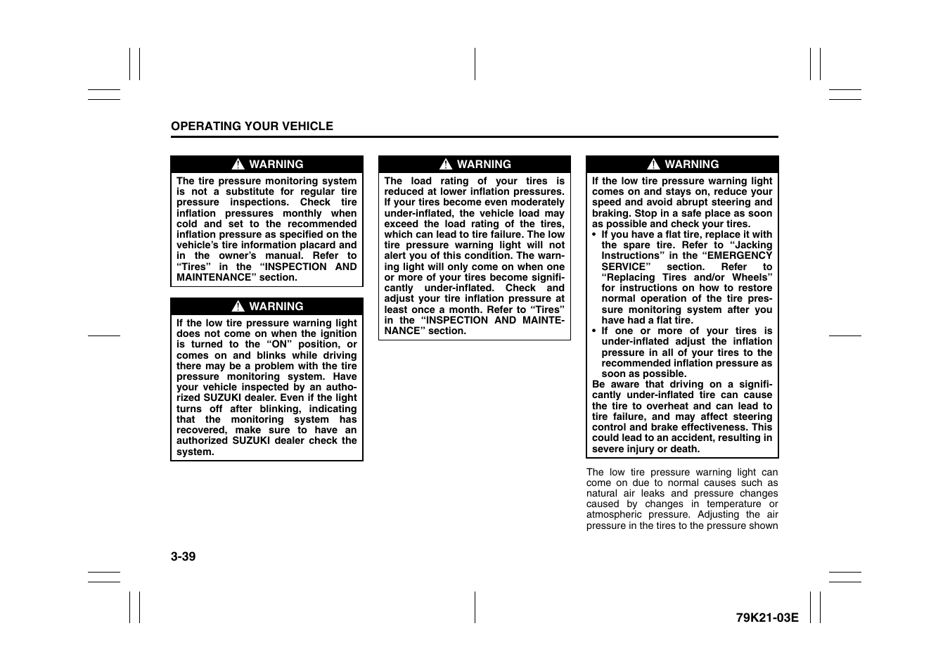 Suzuki 2010 Grand Vitara User Manual | Page 140 / 337