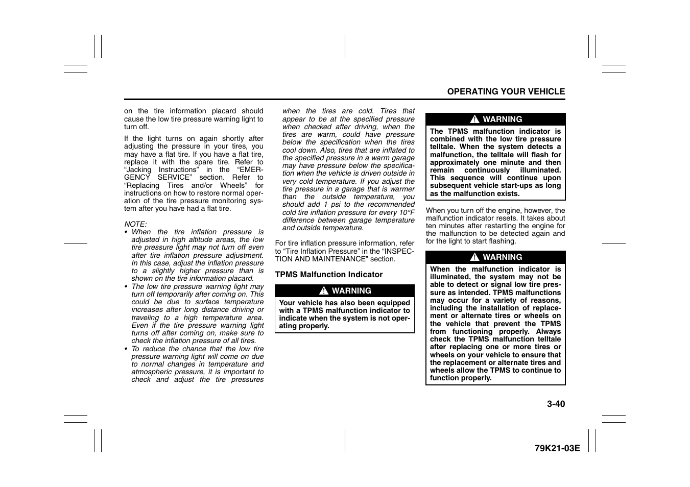 Suzuki 2010 Grand Vitara User Manual | Page 141 / 337