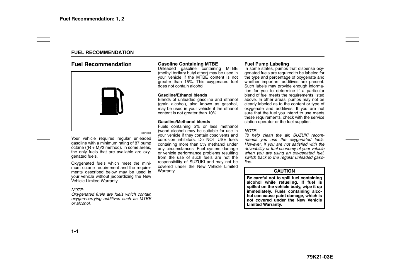 Suzuki 2010 Grand Vitara User Manual | Page 16 / 337