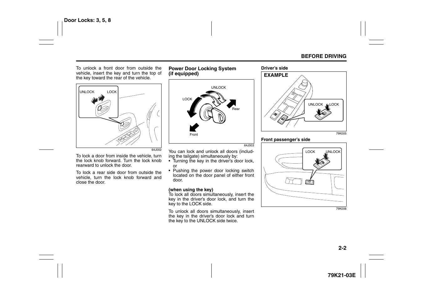 Suzuki 2010 Grand Vitara User Manual | Page 19 / 337