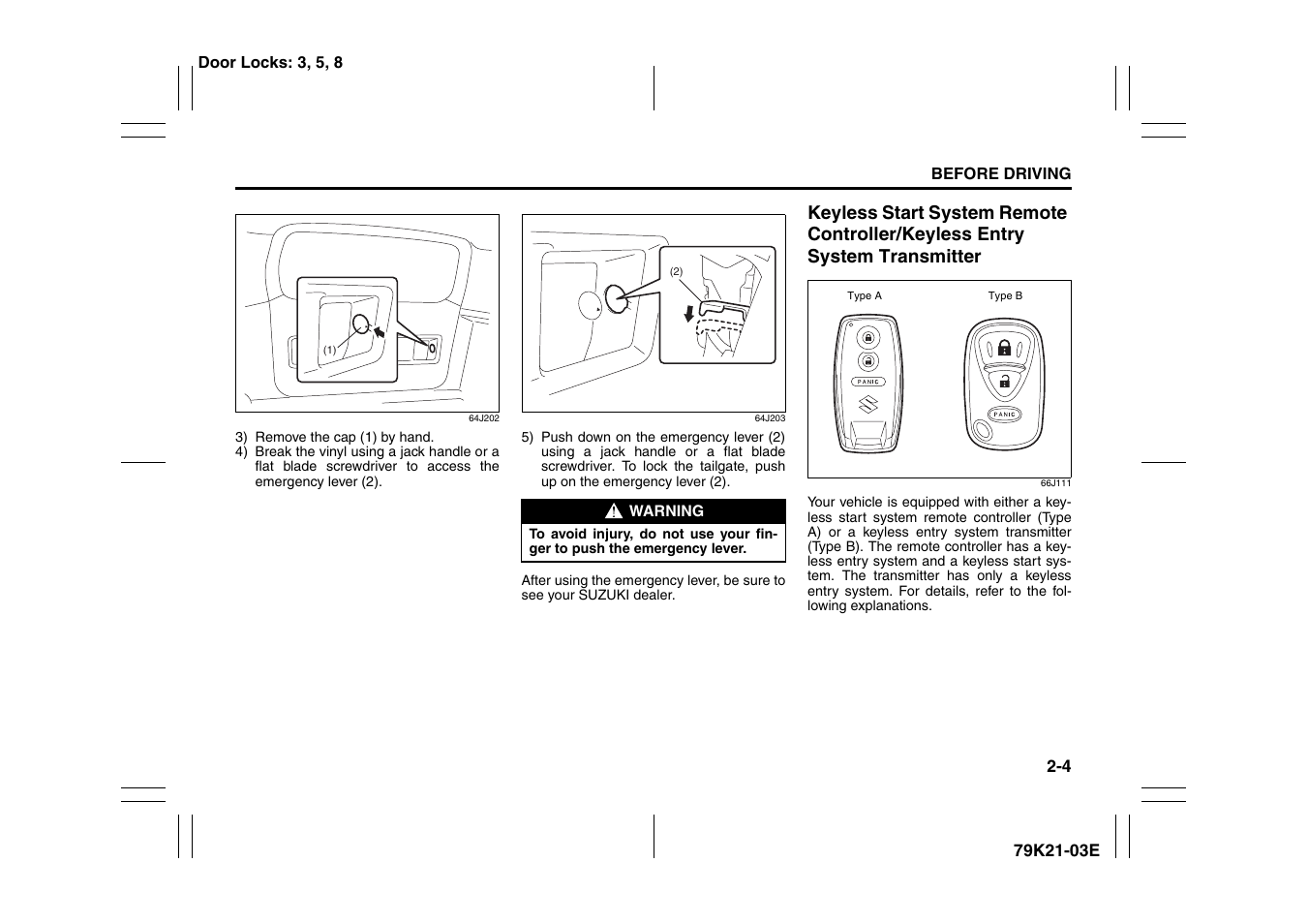 Suzuki 2010 Grand Vitara User Manual | Page 21 / 337