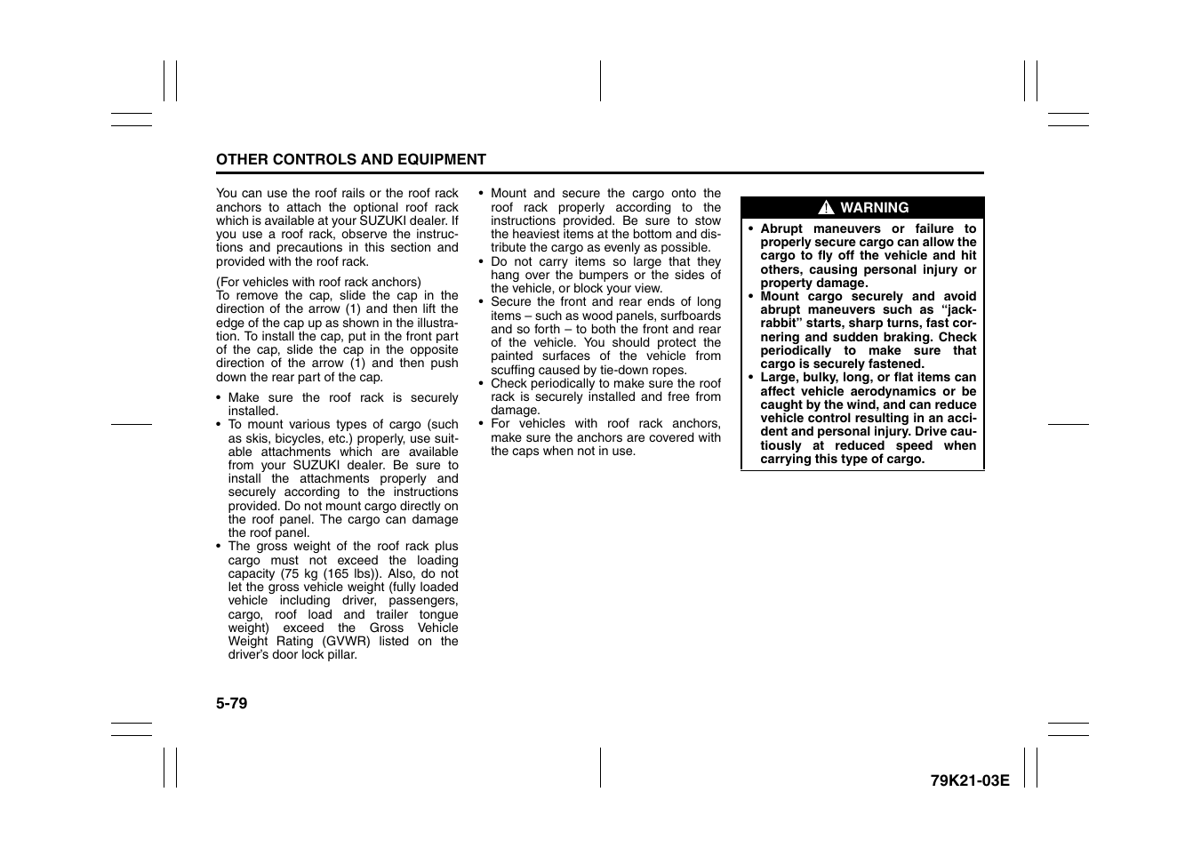 Suzuki 2010 Grand Vitara User Manual | Page 232 / 337