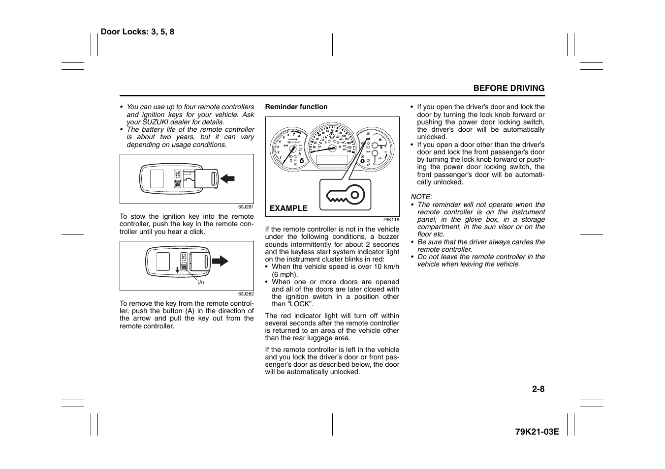 Suzuki 2010 Grand Vitara User Manual | Page 25 / 337