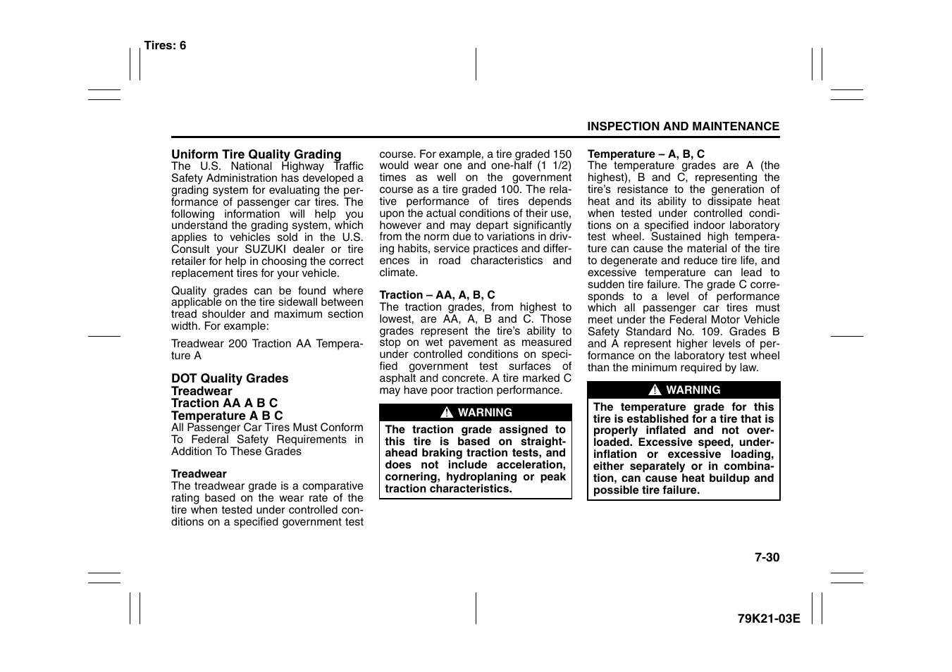 Suzuki 2010 Grand Vitara User Manual | Page 279 / 337