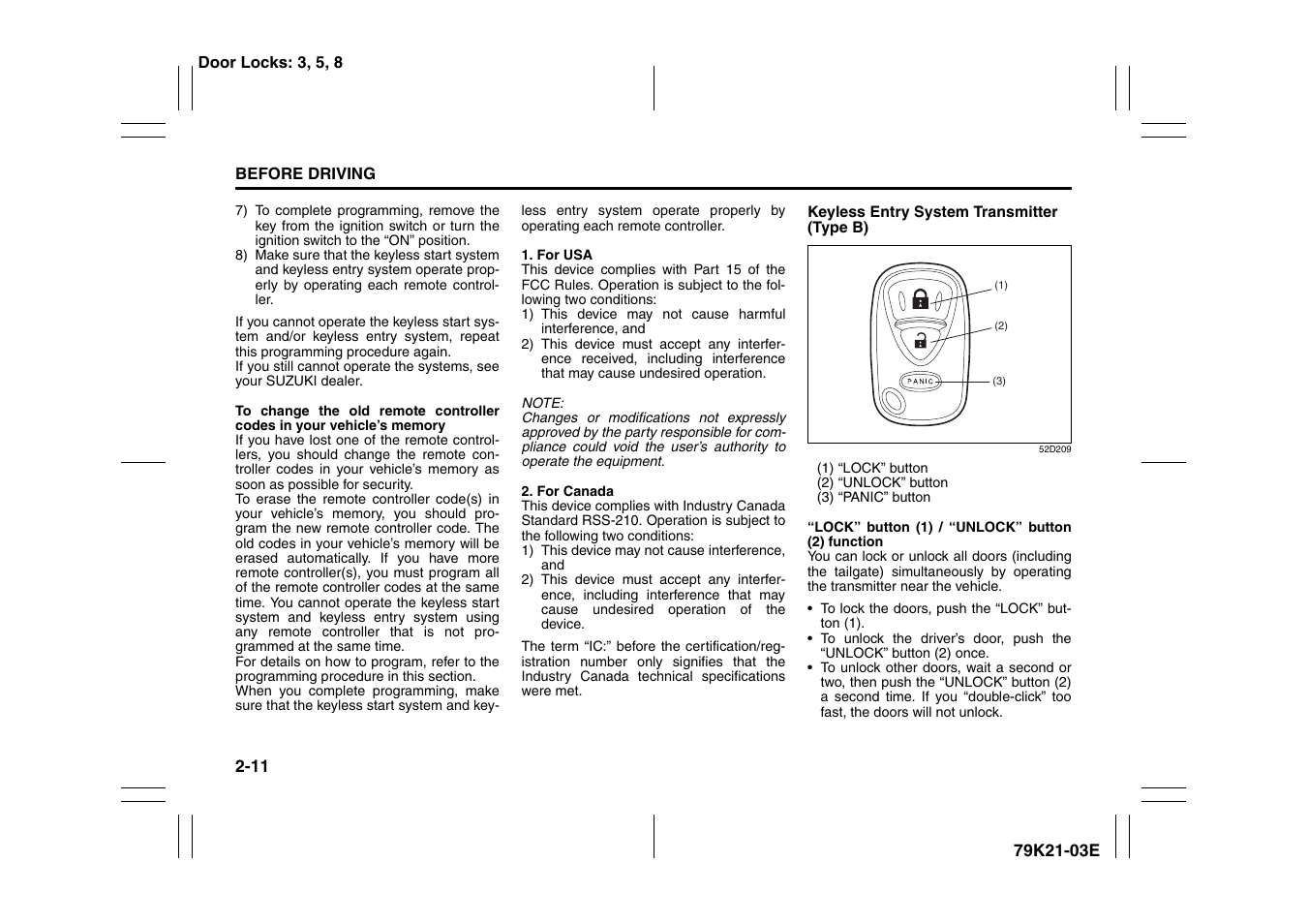 Suzuki 2010 Grand Vitara User Manual | Page 28 / 337