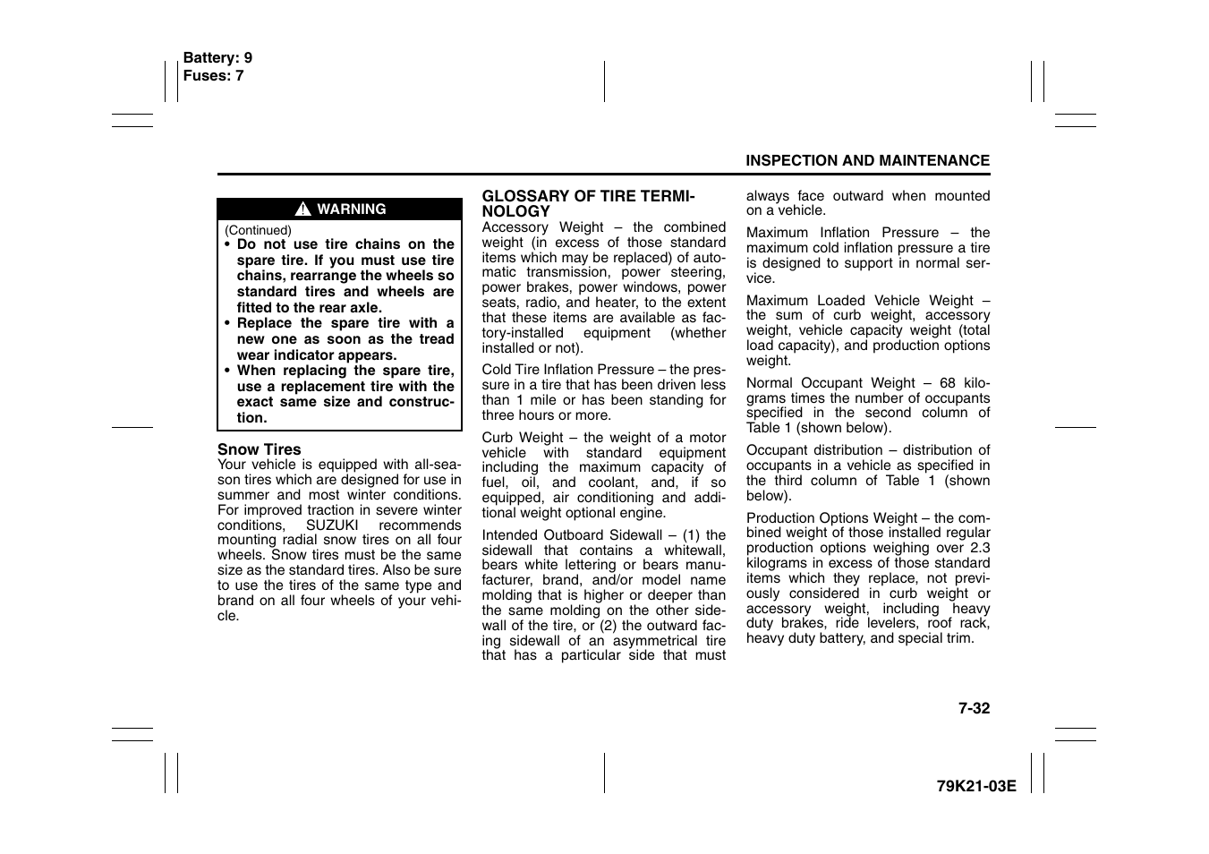 Suzuki 2010 Grand Vitara User Manual | Page 281 / 337